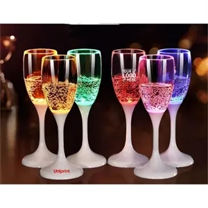 LED Wine Champagne Flute Glasses 4oz