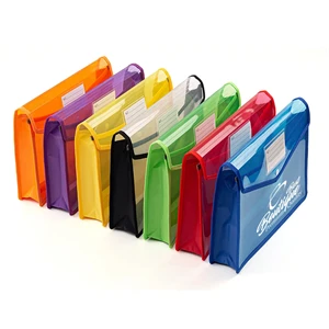 Waterproof Plastic A4 Size Document File Folder with Label