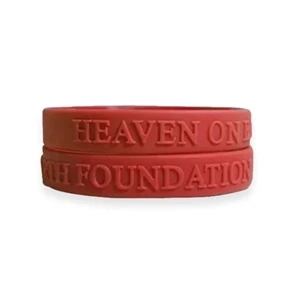 Custom Embossed Silicone Wristbands-A