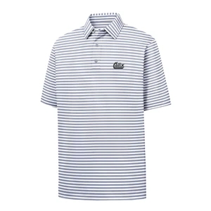 Foot Joy Men's Stretch Lisle Pinstripe Golf Shirt