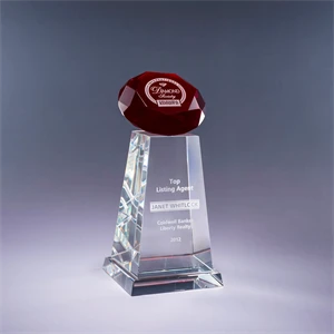 Diamond Spire Optic Crystal Award