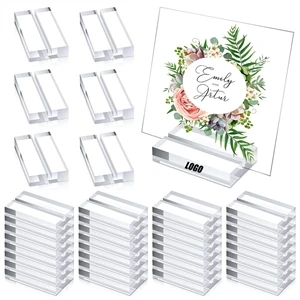 Acrylic Table Stands Card Display Holders