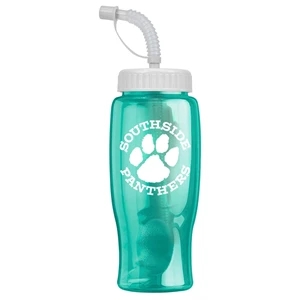 Poly-Pure 27 oz Transparent Bottles