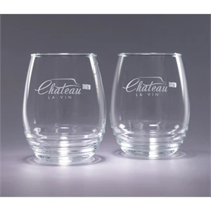 11 oz. Deco Stemless Wine Glass