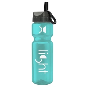 Champion 28 oz Bottle with Large Flip Straw Lid