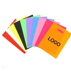 12" Die Cut Plastic Retail Bag