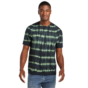 Port & Company Allover Stripe Tie-Dye Tee