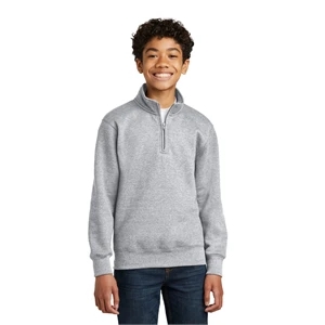 Port & Company Youth Core Fleece 1/4-Zip Pullover Sweatshirt