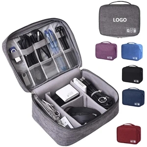 Travel Cable Electronics Organizer