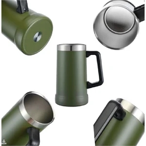 Custom Logo 24Oz Stainless Steel Tumbler With Handle