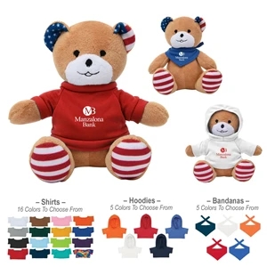 6" Patriotic Bear