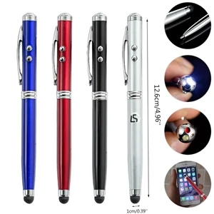 4 In 1 Capacitive Stylus Ballpoint Pen