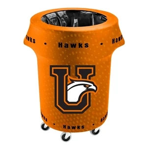 Spandex 32 Gal. Round Trash Can Cover, Open Bottom