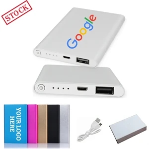 Custom Logo Wholesale 5000mAh Customer Branded Power Bank