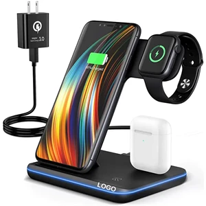 Custom Logo Wireless Charging Station