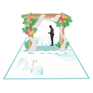 Wedding Custom 3D Pop-Up Cards