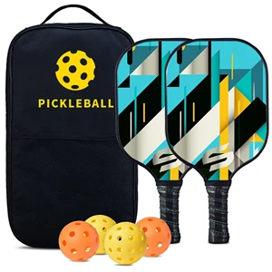 Pickleball Set with 4 Pickleball Balls and 1 Bag