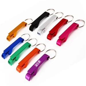 Colored Bottle Opener Keychain