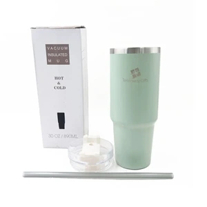 Custom Logo 30oz Double Wall Tumble Insulated Stainless Steel Bottle