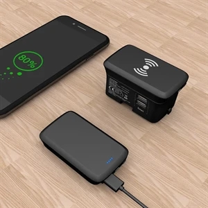 Universal Travel Adapter with Power Bank (5,000 mAh)