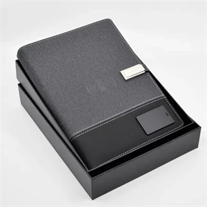Padfolio with Power Bank (8000 mAh) & USB Drive
