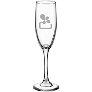 Lasered Libbey 3796 Embassy 6 oz. Flute Glass