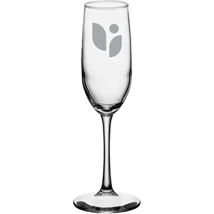 Lasered Libbey 7500 Vina 8 oz. Flute Glass