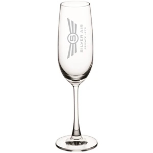 Lasered Acopa Covella 7.5 oz. Flute Glass