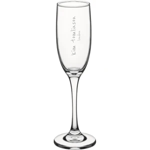 Lasered Acopa 6 oz. Tall Flute Glass