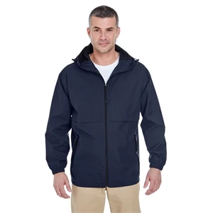 Adult Microfiber Full-Zip Hooded Jacket