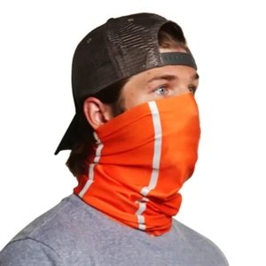 Hi Vis Double Reflective Safety Workwear Neck & Face Gaiter