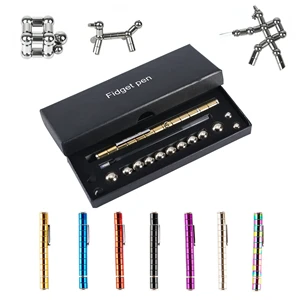 Custom Logo Decompression Magnetic Metal Pen
