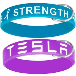 Silicone Wristband Keychain