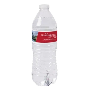 Water Bottle - Flat Twist Off Cap - 16.9 oz