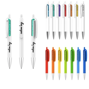 Custom Logo Multi-Color Push-Type Ballpoint Pen