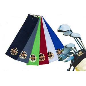 Golf Towel Waffle Embroidered Logo