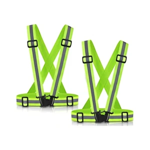 Adjustable Reflective Safety Running Hi Vis Cross Belt