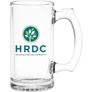12.5 oz. Thumbprint Glass Tankard