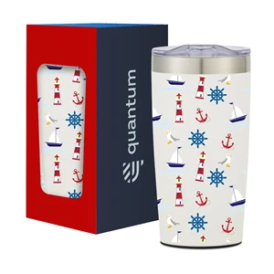 Custom Logo 20 Oz. Full Color Two-Tone Himalayan Tumbler With Custom Box