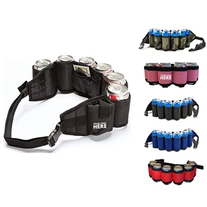 Adjustable 6 Pack Beer Belt Holder