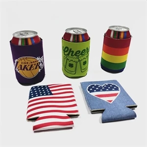 Custom Logo Printing Neoprene Can Bottle Cooler