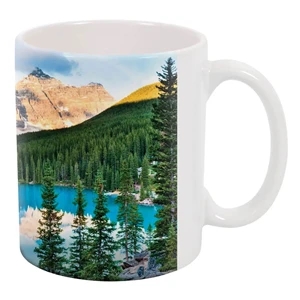 11 Oz Ceramic Full Sublimation Coffee Mug.