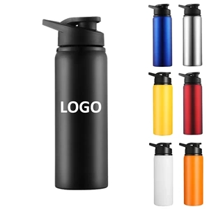 20oz Multicolor Aluminum Water Bottle with Snap Lids