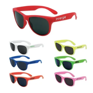 Custom Logo Kids' Solid Color Classic Sunglasses