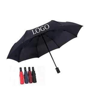 Custom Logo Custom Automatic Folding Umbrella With Logo