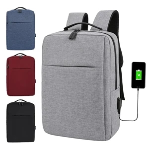 LAPTOP BACKPACK & BRIEFCASE with USB Charging Port