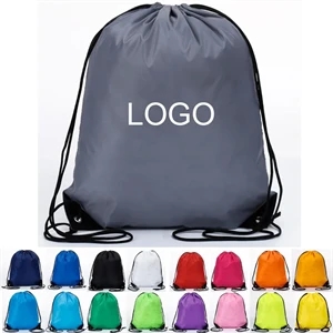 Waterproof Polyester Drawstring Bag