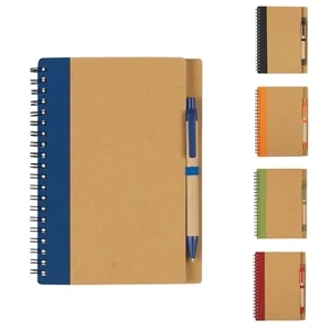 Eco Spiral Notebook with Pen