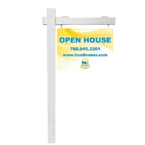 24x18 Real Estate Sign Post Small Graphic (Graphic Package)