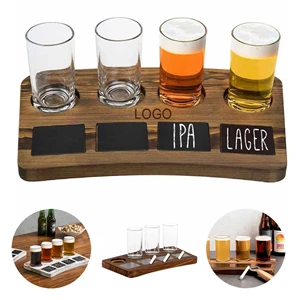 Vintage Beer Flight Serving Board